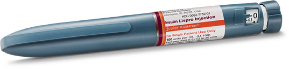 Insulin Lispro Injection Junior KwikPen (100 units/mL)
