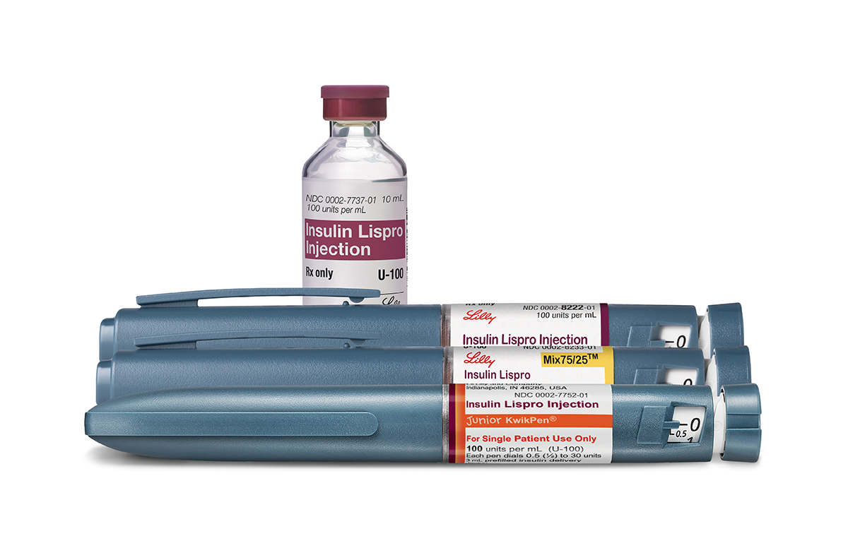 Insulin Lispro Injection U-100 Vial (100 units/mL) and KwikPens®